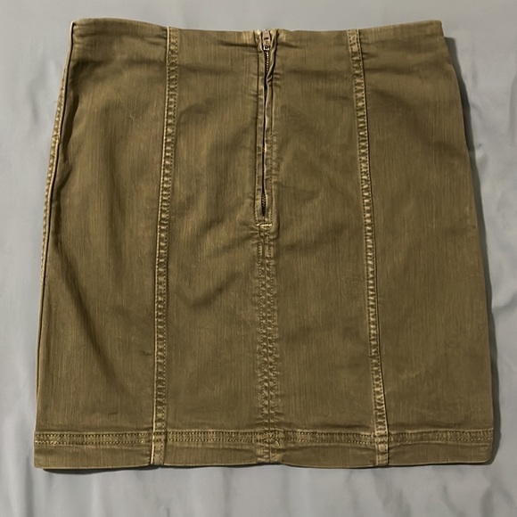 Free People Green Skirt - Picture 3 of 4